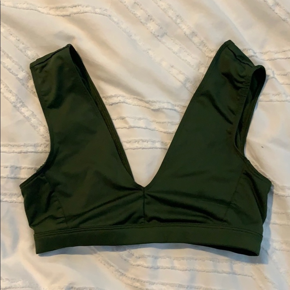 Green Victoria secret sport sports bra